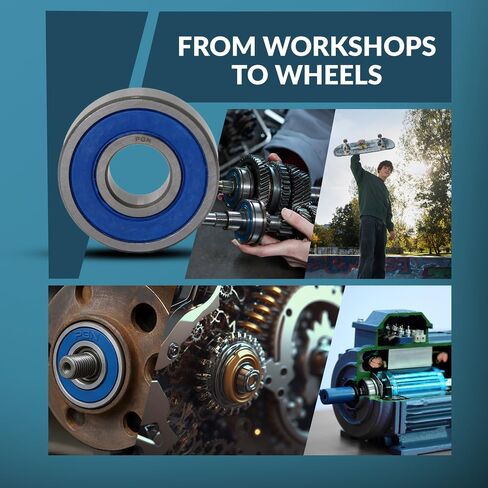 PGN - 99502H محمل كروي مغزلي للجزازة Go Kart - 5/8 بوصة × 1-3/8 بوصة × 433 بوصة (10 الكمية) in Kuwait