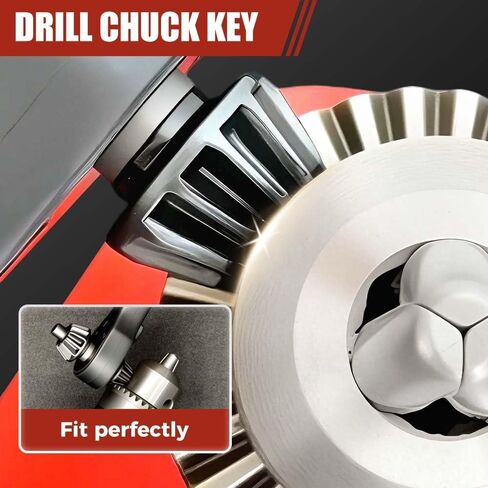 3-in-1 Drill Chuck Ratchet Wrench, Drill Press Chuck Key - Universal Replacement Tool for Electric Drills & Power Tools with Extended Arm for Added Torque (All Size) in Saudi Arabia