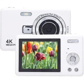 كاميرا رقمية 4K ، كاميرا Vlogging 50 ميجابكسل للتصوير الفوتوغرافي ، تكبير 16x ، نقطة رجعية ، واطلاق النار على الكاميرا الرقمية ، وشاشة عالية الدقة 2.4 بوصة ، ودعم ما يصل إلى 64 جم ، ومضاد للهز (32 جيجابايت) in Kuwait