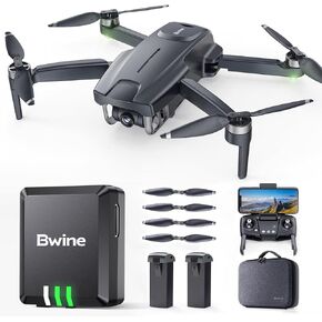 BWINE 【حفظ 117.99 دولار】 F7MINI GPS DRONE مع كاميرا 4K للمبتدئين البالغين+ B112 وحدة معرف عن بعد لتتبع GPS ، لا تفقد الطائرة بدون طيار ، الأمان المزدوج in Kuwait