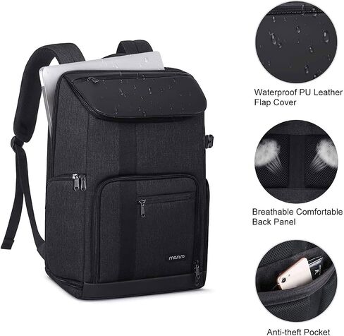 MOSISO 64.5 inch Tripod for Camera, 360 Degree Ball Head Camera Tripod with Bag&Phone Mount&Camera Backpack 17.3 inch, Camera Bag with Laptop Compartment&Tripod Holder&Rain Cover, Space Gray&Black in Saudi Arabia