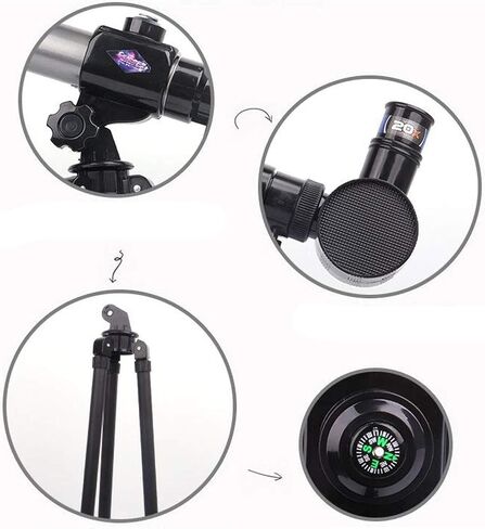 Astronomical Refracting Telescope for Kids & Beginners - 20X 30X 40X Magnification, Adjustable Spotting Scope with Tripod in Saudi Arabia