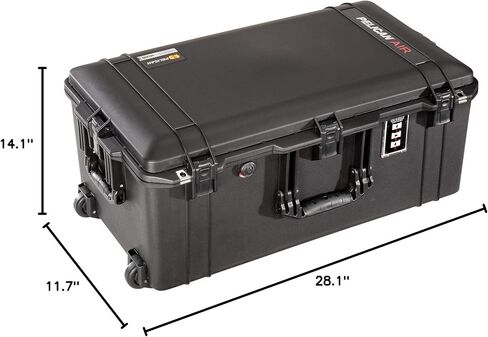 Pelican Black 1626 Case ، مع عجلات. يأتي مع فواصل صفراء مبطنة. in Kuwait