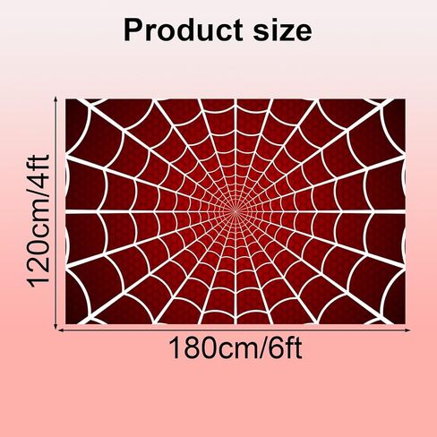 Backdrop Backdrop ، 6 × 4 قدمًا من البوليستر العنكبوت على شبكة الإنترنت ، بانر عيد ميلاد قابلة للغسل وقابلة لإعادة الاستخدام ، ودعائم الصور لحفلات أعياد الميلاد in Kuwait