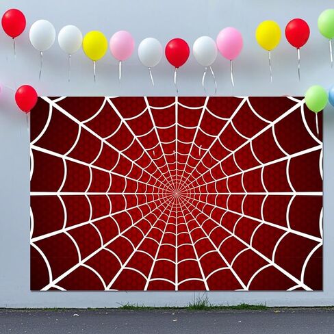 Backdrop Backdrop ، 6 × 4 قدمًا من البوليستر العنكبوت على شبكة الإنترنت ، بانر عيد ميلاد قابلة للغسل وقابلة لإعادة الاستخدام ، ودعائم الصور لحفلات أعياد الميلاد in Kuwait