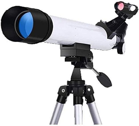 2021 تم تحديث Kids Telescope 600x50mm مع 20 مم/12.5 ملم العدسة للأطفال والمبتدئين Travel Travel Telescope مع Red Dot Finder لمشاهدة القمر مشهد الحياة البرية in Saudi Arabia