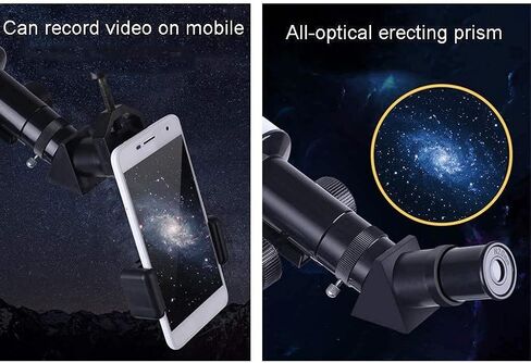 2021 تم تحديث Kids Telescope 600x50mm مع 20 مم/12.5 ملم العدسة للأطفال والمبتدئين Travel Travel Telescope مع Red Dot Finder لمشاهدة القمر مشهد الحياة البرية in Saudi Arabia