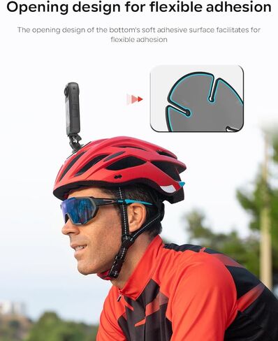 تركيب لاصق مرن ل insta360/dji Osmo/GoPro Hero Base Motorcycle Helmet Base لإكسسوارات كاميرا الحركة in Kuwait