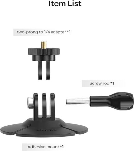 تركيب لاصق مرن ل insta360/dji Osmo/GoPro Hero Base Motorcycle Helmet Base لإكسسوارات كاميرا الحركة in Kuwait