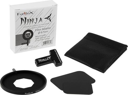 محول تصفية Ninja 67mm - الإكسسوارات الإبداعية العالمية والمغناطيسية للهواتف الذكية: Ninja Magnetic Core ، محول مرشح 67 مم in Saudi Arabia