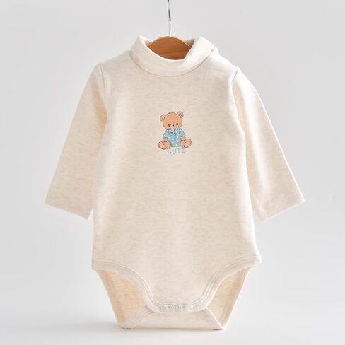 Baby Girls Clothes Long Sleeves Turtle-Neck Onsies Cotton Baby Bodysuit Pack of Toddler Clothing in Saudi Arabia