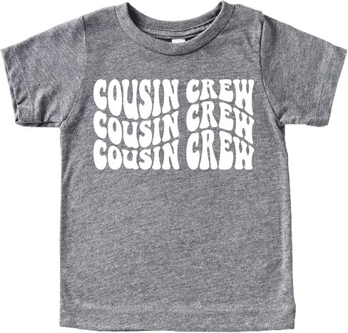 Olive Loves Apple Cousin Crew Wavy T-Shirts for Toddler & Youth Kids in Saudi Arabia