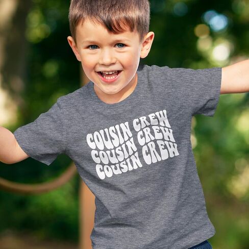 Olive Loves Apple Cousin Crew Wavy T-Shirts for Toddler & Youth Kids in Saudi Arabia