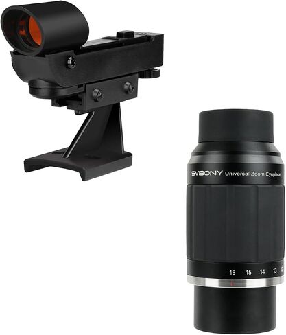 نطاق الباحث للتلسكوب الفلكي Red Dot Reflex Comphinder Scope Bundle مع SV245 8 إلى 16 مم التصغير العدسة تصميم واجهة مزدوجة ، لعلم الفلك البصري البصري in Saudi Arabia