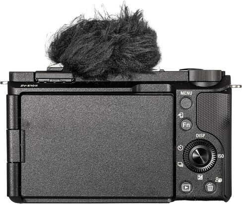 Sony Alpha ZV-E10 II Mirrorless Camera with 16-50mm Lens (Black) (ZVE10M2KB) 18-105mm Lens + 4K Monitor + Pro Mic + 2 x 64GB Memory Card + Color Filter Kit + Filter Kit + More (Renewed) in Saudi Arabia