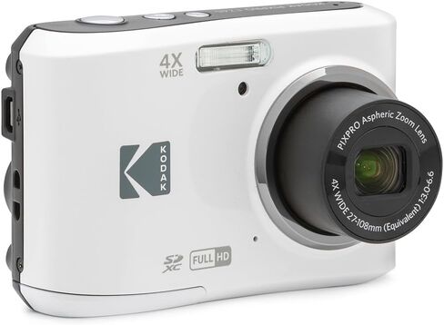 Kodak FZ45WH PIXPRO FZ45 16MP كاميرا رقمية حزمة بيضاء مع LEXAR Profession in Saudi Arabia