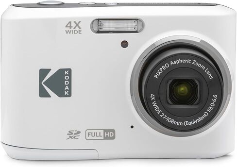 Kodak FZ45WH PIXPRO FZ45 16MP كاميرا رقمية حزمة بيضاء مع LEXAR Profession in Saudi Arabia