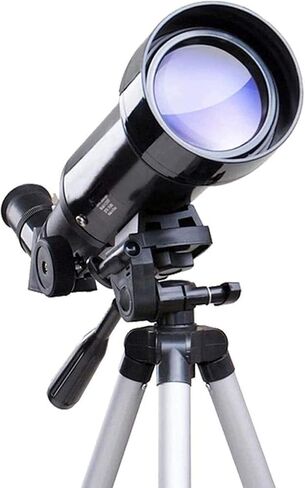 High Power 70MM Refractor Telescope for Beginners & Kids, Multi-Layer Coated Optics, 400MM Focal Length, Travel Telescope with Carry Bag & Tripod for Stargazing, Bird Watching, and Nature Exploration in Saudi Arabia