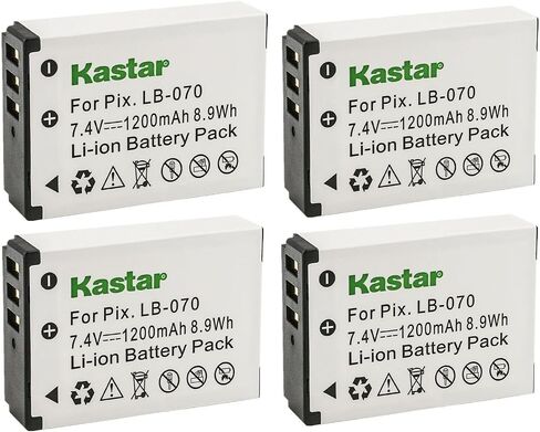 Kastar LB-070 استبدال بطارية 1 حزمة من Kodak Pixpro AZ901 ، Pixpro AZ901 Astro Zoom ، Kodak Pixpro S1 ، Kodak Pixpro S-1 ، Mn67Z 20MP FHD ، MN67Z-BK in Saudi Arabia
