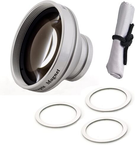 عدسة زاوية واسعة 0.45x مع نوع Macro (نمط التعديل) نوع مغناطيسي متوافق مع Panasonic TA-1 (HM-TA1) in Saudi Arabia