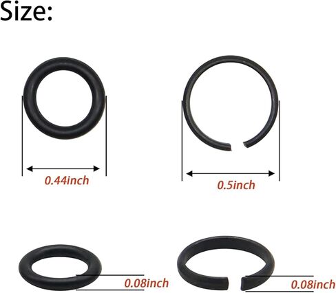 10 Sets of 1/2" Impact Wrench Retainer rings with O-ring, Compatible With Milwaukee Electric/Pneumatic Wrench in Saudi Arabia