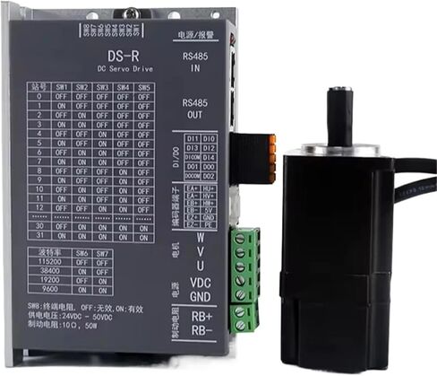 DC Servo RS485 100W 24V-48V 6A 3000rpm 2500 line incremental DC Servo Motor with Driver 40M00330DC +DS-R100W in Saudi Arabia