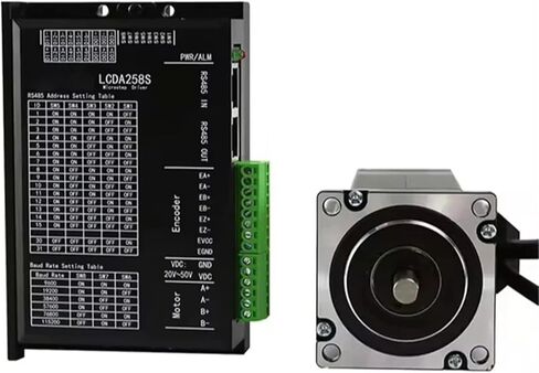 سائق السهود سائق 3n.m 4a 2phase 23 محرك ساكب حلقة مغلقة مع مجموعة سائق LCDA258S-RS485+LC57H2100 in Saudi Arabia