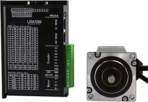 سائق السهود سائق 3n.m 4a 2phase 23 محرك ساكب حلقة مغلقة مع مجموعة سائق LCDA258S-RS485+LC57H2100 in Saudi Arabia