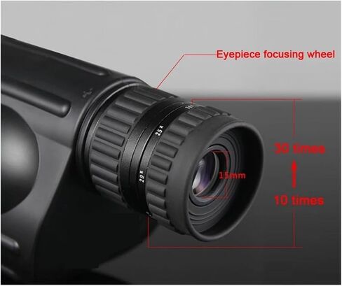 10-30X50 HD Monocular Telescope with Bak4 Prism & FMC Lens - Waterproof Spyglass for Hunting & Tourism in Saudi Arabia