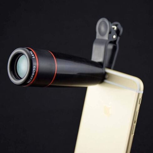 High Definition 12x Portable Binoculars Monocular Telescope for Bird Watching, Camping, Wildlife, Traveling, Smartphone Compatibility in Saudi Arabia