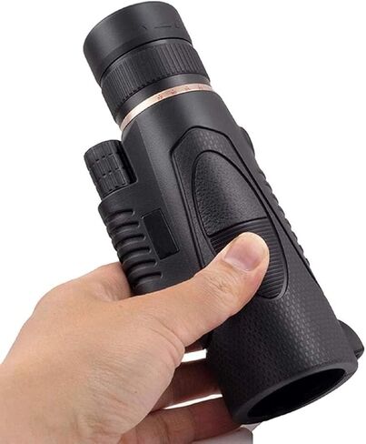 10-30x42 High Zoom Monocular Telescope - Compact with HD BAK4 Prism Lens, Smartphone Adapter, and Tripod for Bird Watching in Saudi Arabia