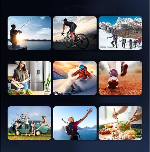 HD Pocket Camcorder ، 1080p mini camera يمكن ارتداؤها مع شاشة 1.54 بوصة 3 محور التثبيت wifi تسجيل لسجلات العمل الرياضية في الهواء الطلق (مع بطاقة ذاكرة 64 جم) in Kuwait