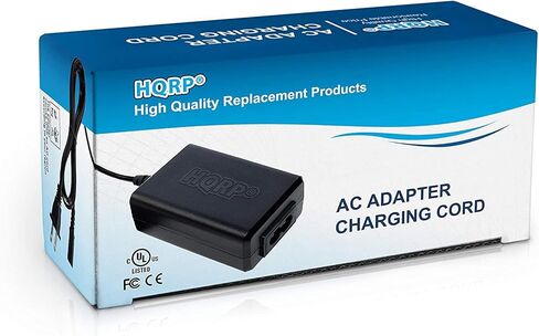 HQRP AC Adapter Charger Replacement Compatible with Sony FDR-AXP55 FDR-AX53 FDR-AX40 FDR-AX33 FDR-AX30 DCR-SX41E DCR-SX41EK DCR-SX33EK DEV-3 DEV-5 Camcorder, Desk in Saudi Arabia