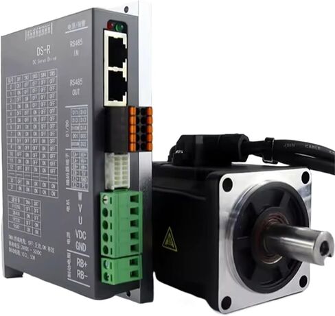 RS485 200W DC24V-48V 6A 3000rpm 2500 line incremental DC Servo Motor with Driver 6OM00630DC+DS-R200W in Saudi Arabia