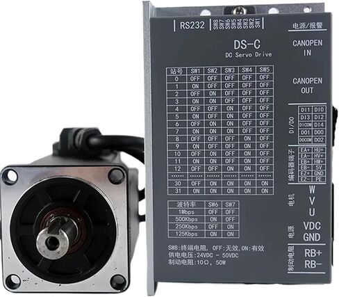 DC Servo Canopen 400W DC24V-48V 10A 3000RPM 2500 Line Motor DC Servo مع برنامج التشغيل 6OM01330DC +DS-C400W in Saudi Arabia
