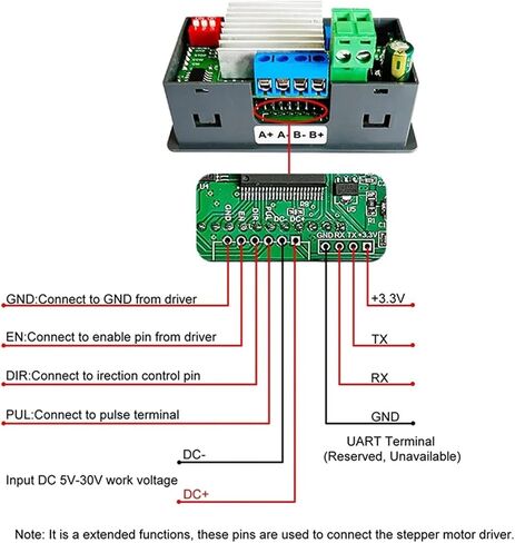 ControlModule-SMC02 Stepper Motor Driver Controller Integrated Board Forward/Reverse Pulse Speed Angle ControlModule for 42 in Saudi Arabia