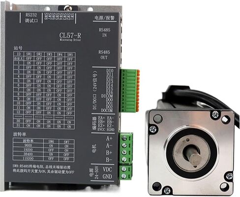 RS485 24 Motor Stepper 4.8N.m 5.8A 2 Phase Closed Loop Stepper Motor Driver kit LC60H2112+CL57R Motor Drivers in Saudi Arabia