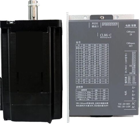 Canopen 34 Stepper Motor 12n.M 7.5a 2 طور حلقة محرك السهود مع مجموعة السائق LC86H2150+CL86C in Saudi Arabia