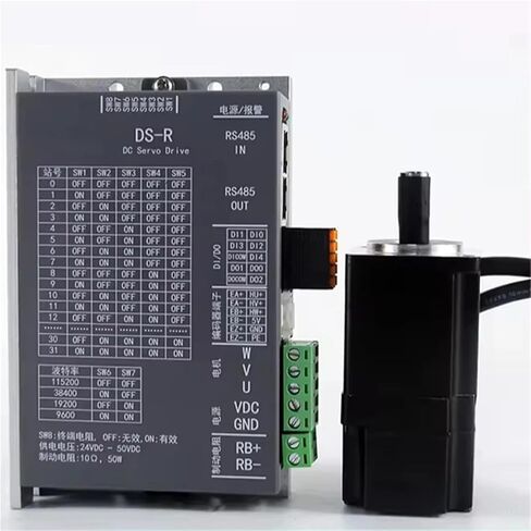 DC Servo RS485 100W 24V-48V 6A 3000RPM 2500 GUYSMENTAL DC SERVO مع برنامج التشغيل 40M00330DC +DS-R100W in Kuwait