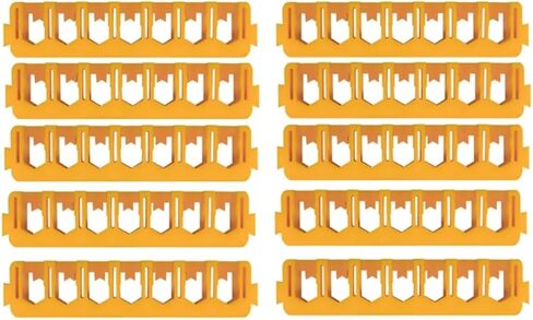 Small 7Plug 10Pcs #N540498 Drill Parts Support Screwdriving Bit Fixed Drill Bit Plastics Bracket Strip Tool Part Accessories 75 * 16.7mm N540498 -A9 New Replacement Parts For DeWalt in Saudi Arabia