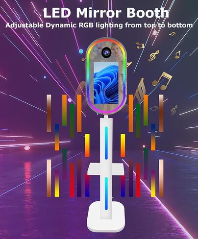 كشك الصور مع الطابعة والكاميرا ، كشك الصور المرآة 15.6 بوصة شاشة اللمس المحمولة آلة sholice machine RGB شرائح الصور لأحداث الحفل in Kuwait