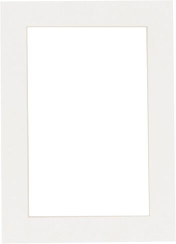 Poster Palooza 16x40 Mat Bevel Cut for 12x36 Photos - Acid Free Textured Cream Precut Matboard - For Pictures, Photos, Framing - 4-ply Thickness in Saudi Arabia