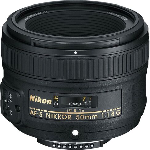 Nikon 50mm F/1.8g AF-S Nikkor Lens ، حزمة مع مجموعة مرشحات CPL+UV NXT PROOPTIC in Kuwait