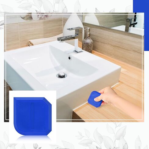 4 Pieces Silicone Caulking Tool Set Sealant Finishing Tool Grout Scraper Caulking Removal Tool for Kitchen Bathroom Floor Sink Joint Sealant Sealing,Reuse and Replace in Kuwait