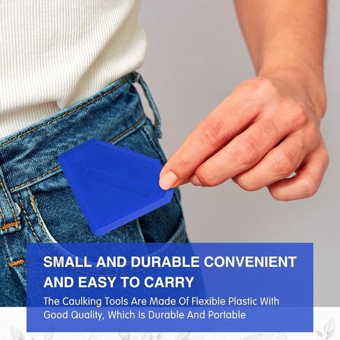 4 Pieces Silicone Caulking Tool Set Sealant Finishing Tool Grout Scraper Caulking Removal Tool for Kitchen Bathroom Floor Sink Joint Sealant Sealing,Reuse and Replace in Kuwait