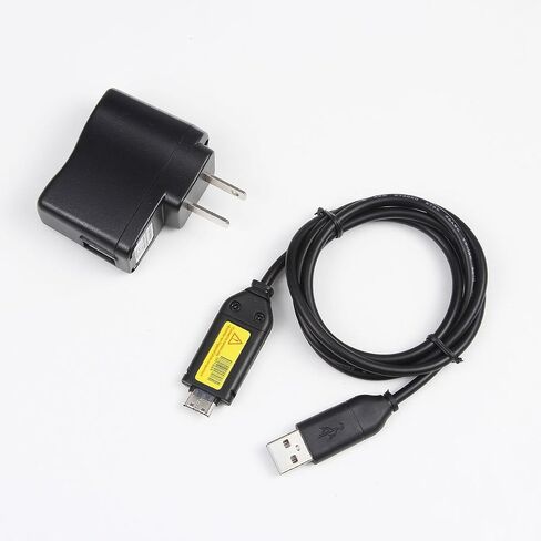 Maxllto USB AC/DC Power Adapter Charger Cord for Samsung NV4 NV33 NV40 L110 WB600 Camera in Saudi Arabia