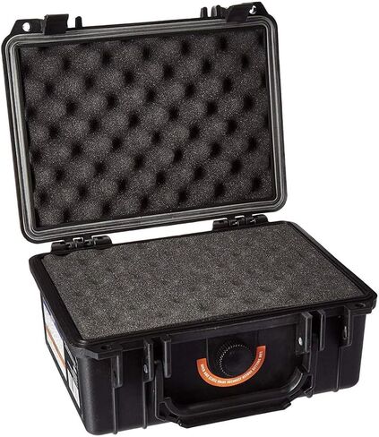 Generic 2800 Hard Case With Foam Weatherproof Protective Case, Medium, Black in Saudi Arabia