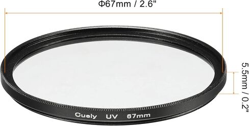 UV Lens Filters, 67mm Slim Frame Multi-Coated Protective Lenses Filter for Camera Photography Accessories in Saudi Arabia