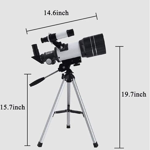 Binoculars Telescopes for Kids Beginners 70mm Astronomical Refractor with Tripod 3X Barlow Lens and Finder Scope Moon Filter Best Gift for Students in Saudi Arabia