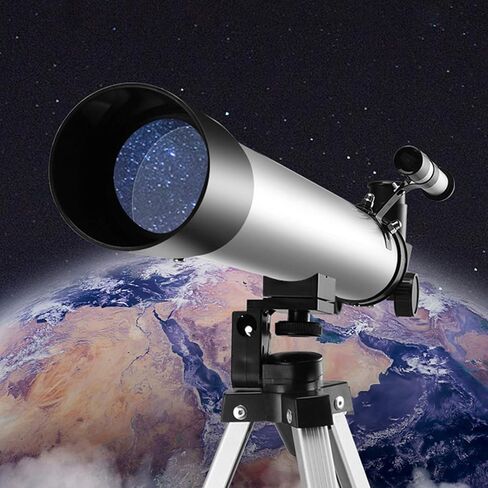 Children Telescope + Microscope Astronomical Telescope Student Education Microscope with 2 Eyepieces+3X Barlow Lens+Tripod Great Astronomy Gift for Beginner Friends Family in Saudi Arabia